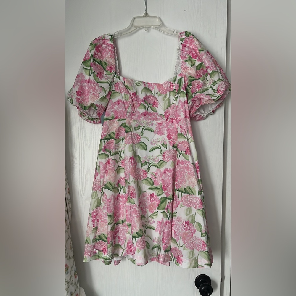 NWT Hill House Home Limited Edition Pink Hydrangea Mini Matilda